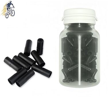 Наконечник оплетки тормоза, d=5х12мм, пласт. (упак. 100шт) (Brake1Tip)