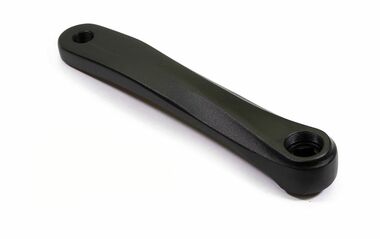 Шатун левый. Длина 170мм, Алюминиевый, под ромб, 9/16", (черный) #0