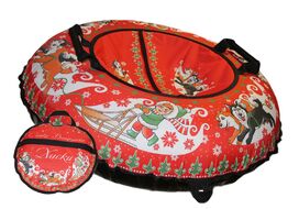 Санки надувные "Ватрушка "Хаски" с чехлом 