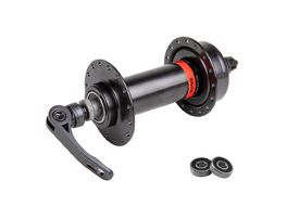 Втулка передняя FAT Bike, ANTAI AFD-902G, 32 отв. на промподшипниках, под диск (6 болтов), эксцентрик (10  мм), 135x145 мм (черный, NN005578)