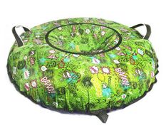 Санки надувные "Ватрушка "Ooops на зеленом"