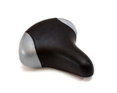 Седло комфорт 250х210 мм BS-080 на пружинах, с замком (Black/Grey, УТ00022093)