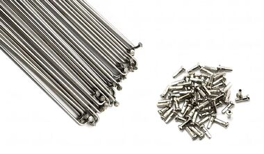 Спица 289 мм x 14G с ниппелем (12 мм) стальная серебристая (УТ00023983)