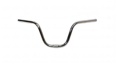 Руль CB-6859 для дорожных велосипедов, дл. 580 мм, Ø 22,2 мм, подъем 190 мм, стальной, серебристый (УТ00031943)