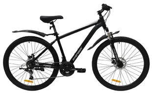 Велосипед AVENGER A273D (27,5" 21 ск. рост. 17") ALU, черный матовый/серебристый, A273D-BK/GR(25)