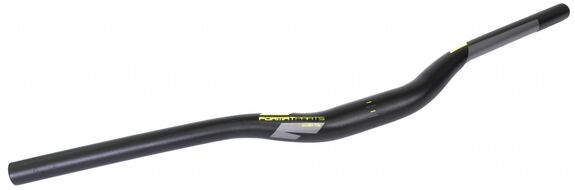 Руль, MTB-AL-330BTFOV, FORMAT, с подъёмом, 22,2 мм, 31,8 мм, 30 мм, 9, 660 мм, ZOOM (зелено-серая графика)