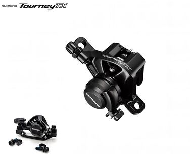 Тормоз механический (суппорт), BR-TX805, SHIMANO, TOURNEY, с адаптером (черный, ABRTX805RURL)