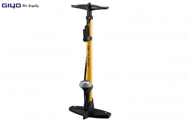 Насос GIYO, GF-55P, напольный, алюминиевый, универсальный, A/V, переходник на Presta, с манометром (GF-55P)