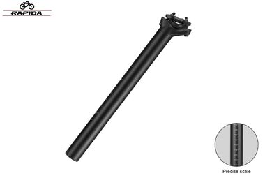 Штырь подседельный 31,6 мм, 350 мм, Алюминиевый, двухболтовое крепление седла - рамки, SP-016, RAPIDA (черный, УТ00029301)