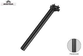 Штырь подседельный 27,2 мм, 350 мм, Алюминиевый, двухболтовое крепление седла - рамки, SP-016, RAPIDA (черны)