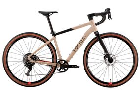 Велосипед FORMAT 1443 700C (700C 8 ск. рост. L) 2026, светло-коричневый/черный, 00129997|54485