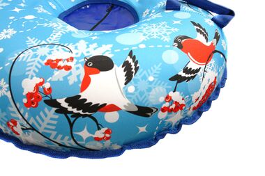 Санки надувные "Ватрушка "Снегири" #2