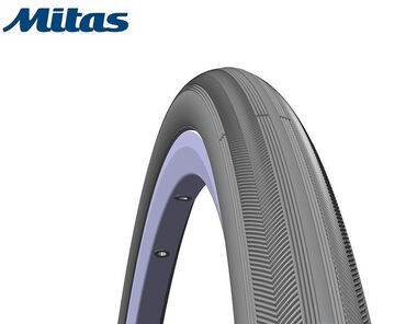 Покрышка, Для инвалидных колясок, RIB, 24" * 1.3/8х1.1/4", Серый, Mitas (510950625044)