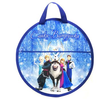 Санки надувные "Ватрушка "Зимняя сказка" с чехлом #2
