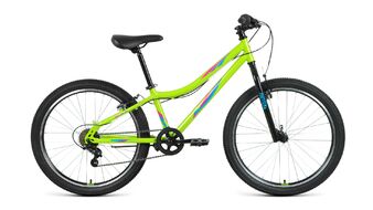 FORWARD IRIS 24 1.0 (24" 6 ск. рост. 12") 2020-2021, зеленый/бирюзовый, RBKW17N46003