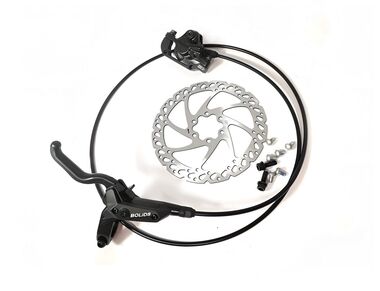 Тормоз передний, комплект, гидравлический, UB-001, PM/PM, 160 мм, 750 мм, SAIGUAN, в сборе, с ротором 160 мм (RBRUB0010001)