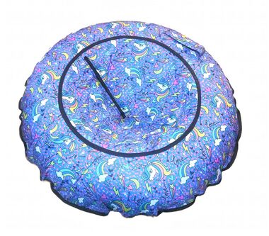 Санки надувные "Ватрушка" 100 см, принт "Единороги" (УТ00027546)