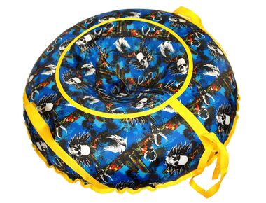 Санки надувные "Ватрушка "Черепа"  #0