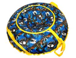 Санки надувные "Ватрушка "Черепа"