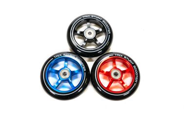Колесо для трюкового самоката 5S 110x24 мм, алюминий, тип PU: HR, подшипники ABEC 9 (УТ00020988)