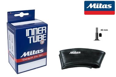 Камера 18x1,50/2,125 бутил, авто-ниппель A/V-40, (0,9 мм) Classic, MITAS