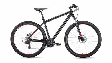FORWARD APACHE 27,5 2.0 disc (27,5" 21 ск. рост 15") 2018-2019 (черный мат., RBKW9M67Q017) #0