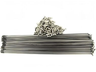 Спица 264 мм x 14G с ниппелем (12 мм) стальная, серебристая (FSP414G26401)