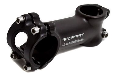 Вынос руля, AS-027N, Нерегулируемый, Безрезьбовой, 31,8 мм, 28,6 мм, 7, 40 мм, 90 мм (черный, 1SMABD200302, (белая графика)) #0