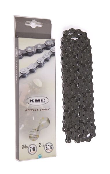 Цепь KMC Z-51  (7 -8скоростей), звеньев 116, инд.уп.(без замка цепи) (KMCZ-51) #0