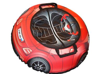 Санки надувные "Ватрушка "Супер кар Мерседес" с чехлом #1