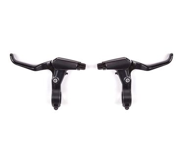 Рукоятки тормоза алюминиевые, комплект 2 шт. (правая+левая), BL-239 (черный, RBLBL2390001)