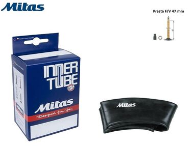 Камера 700x23/28C бутил, Presta F/V-47, (0,9 мм) Classic MITAS (510340010110)