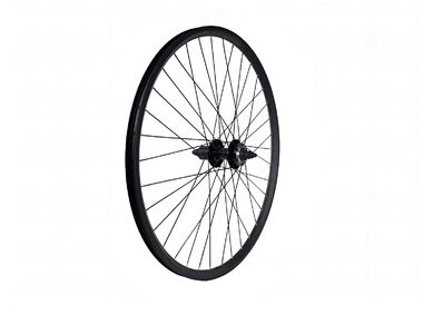 Колесо в сборе 24" заднее, алюминиевая втулка WZ-A282R, Дисковая (6 винтов) под кассету 8/9 ск., двустеночный анодированный обод Forward DW (RWF24RBAB932)