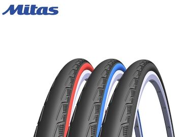 Покрышка 28 (700x23C) SYRINX Classic (синяя полоса), MITAS (черный, 510950225044)