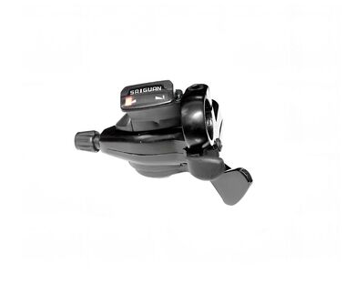 Рукоятка переключения передач правая KD-71-9SI, 9 скор., триггер, SAIGUAN (черный, RSLKD719SI01)