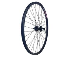 Колесо в сборе 29" переднее, алюминиевая втулка WZ-A282FBQ, Дисковая (6 винтов), на промподшипниках, эксцентрик, пистонированный двустеночный обод EVOLUTION