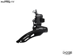 Переключатель передний, SHIMANO, TZ500, TOURNEY, нижн. тяга, 31.8, 42Т