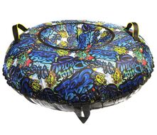 Санки надувные 110 см. "Ватрушка Принт "Монстры на синем" (КСНВ11038)