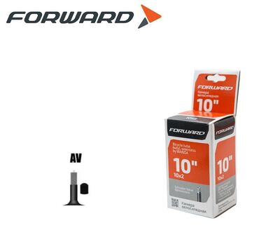 Камера 10x2,00 бутил, авто-ниппель, A/V, FORWARD, WANDA (VTU1030B102001)