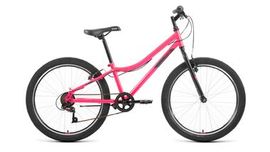 ALTAIR MTB HT 24 1.0 (24" 6 ск. рост. 12") 2022, розовый/серый, RBK22AL24092