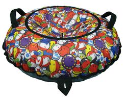 Санки надувные "Ватрушка "Смайлики"