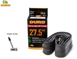 Камера 27,5x1,95/2,125 бутил, Presta F/V-52 мм DURO
