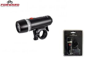 Фара передняя, JY-808C, 5 Supr LED, 3 режима работы, блистер, FORWARD (черный, УТ00021954)