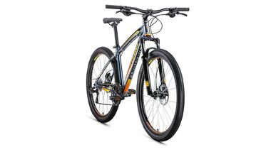 FORWARD NEXT 27,5 3.0 disc (27,5" 24 ск. рост 19") 2018-2019 (серый/оранжевый, RBKW9M67R009) #1