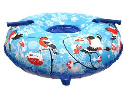 Санки надувные "Ватрушка "Снегири"