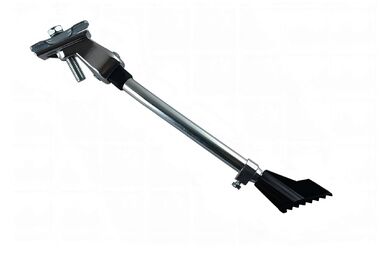 Подножка 20"-28" алюминиевая, центральное крепление, регулируемая, KS-05-SL (серебристый, УТ00030801)