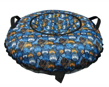 Санки надувные "Ватрушка "Мячи на синем" #0