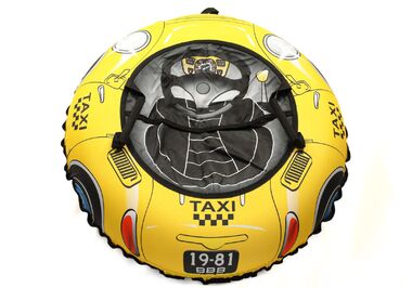 Санки надувные "Ватрушка "Такси" с чехлом #3