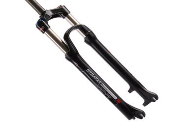 Вилка 27,5", Пружинно-Масляная, SUNTOUR, XCR, 27,5", 100 мм, 1 1/8", 173 мм, 10 мм (эксцентрик), IS #0